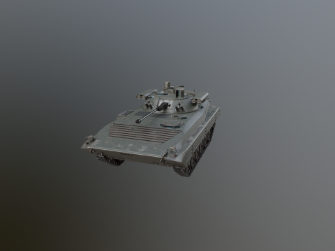 BMP-2M Modello 3D