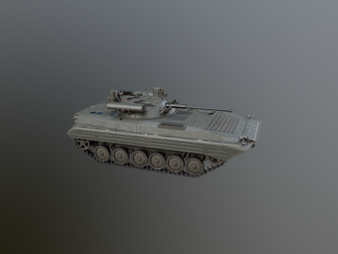 BMP-2M Modello 3D