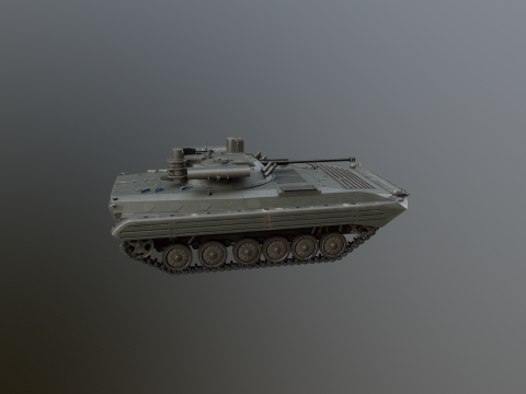 BMP-2M Modello 3D
