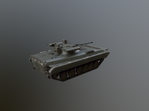 BMP-2M Modello 3D