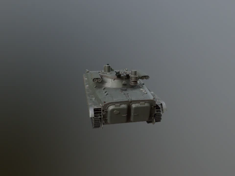 BMP-2M 3D Model