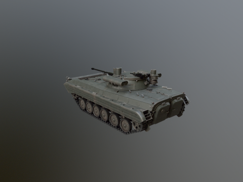 BMP-2M Modello 3D