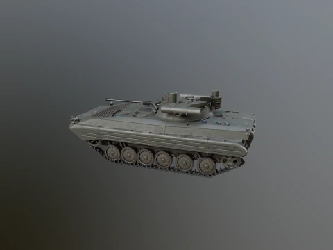 BMP-2M 3D Model