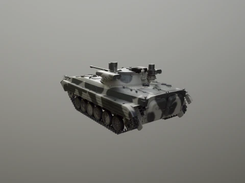 BMP-2M Berezhok Camo 3D Model