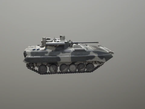 BMP-2M Berezhok Camo 3D Model