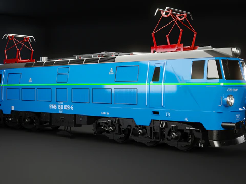 Locomotiva elettrica ET-22 Modello 3D