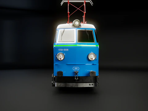 Locomotiva elettrica ET-22 Modello 3D