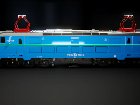 Locomotiva elettrica ET-22 Modello 3D