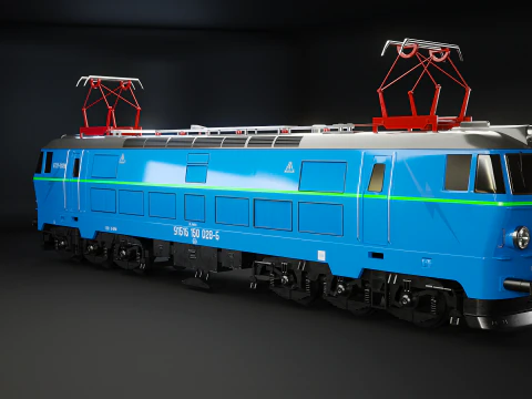 Locomotiva elettrica ET-22 Modello 3D