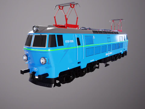 Locomotiva elettrica ET-22 Modello 3D