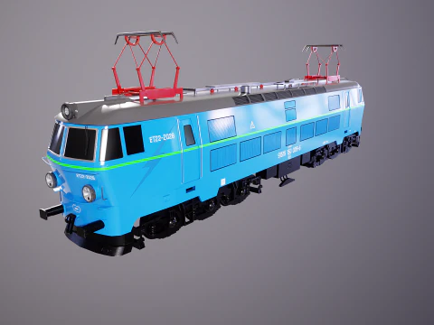 Locomotiva elettrica ET-22 Modello 3D
