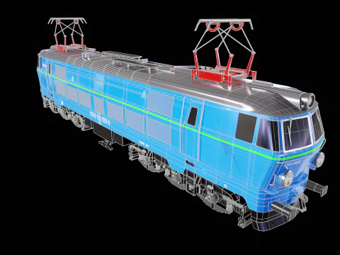 Locomotiva elettrica ET-22 Modello 3D