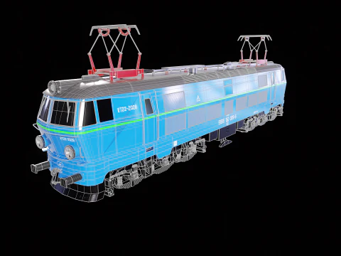 Locomotiva elettrica ET-22 Modello 3D