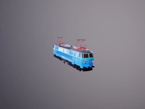 Locomotiva elettrica ET-22 Modello 3D