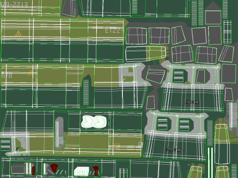 Locomotiva El&eacute;trica ET-22 Verde Modelo 3D