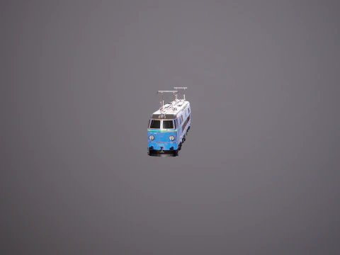 Locomotiva elettrica ET-22 vecchia Modello 3D