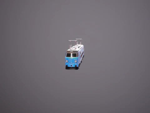 Locomotiva elettrica ET-22 vecchia Modello 3D