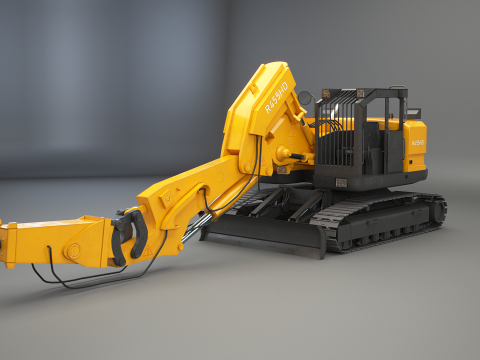 Универсальный компактный туннельный экскаватор 3D Модель