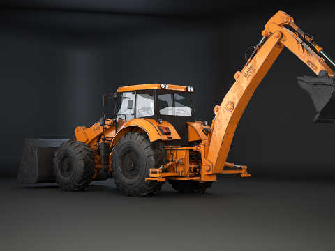 Terna generica di grandi dimensioni usata Modello 3D