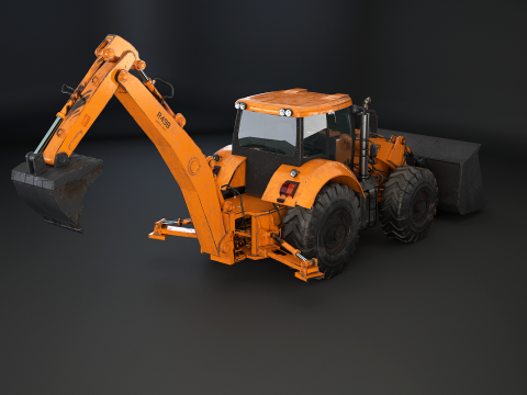 Terna generica di grandi dimensioni usata Modello 3D