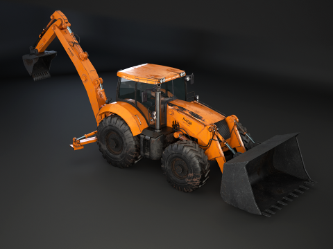 Terna generica di grandi dimensioni usata Modello 3D