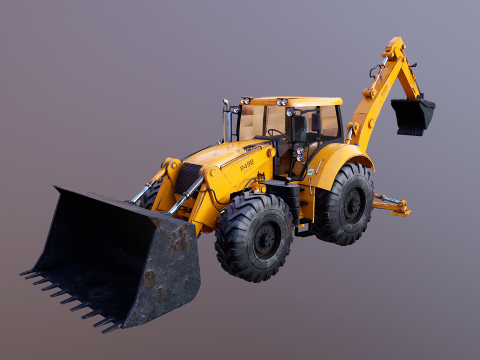 Terna generica di grandi dimensioni usata Modello 3D