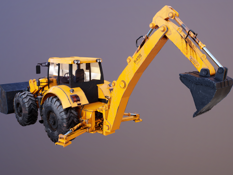 Terna generica di grandi dimensioni usata Modello 3D