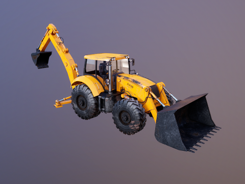 Terna generica di grandi dimensioni usata Modello 3D