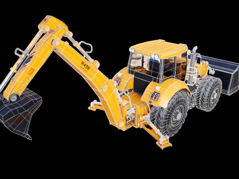 Terna generica di grandi dimensioni usata Modello 3D