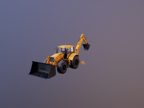 Terna generica di grandi dimensioni usata Modello 3D