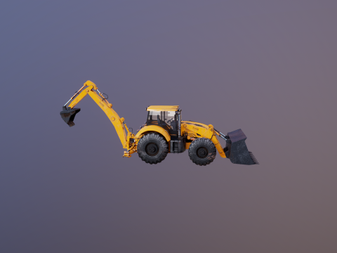 Terna generica di grandi dimensioni usata Modello 3D