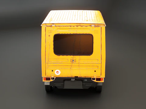 Kei Truck Panel Van 3D Model