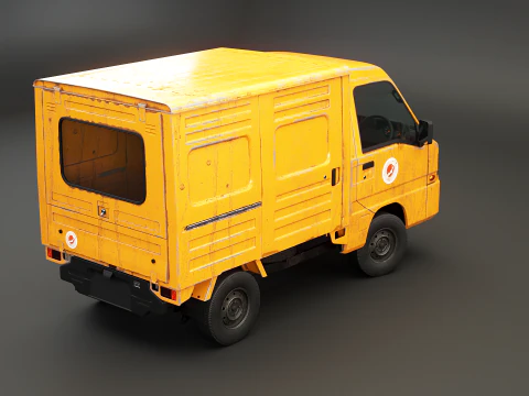 Kei Truck Panel Van 3D Model