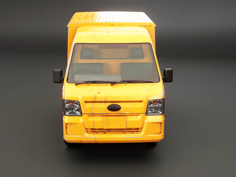 Kei Truck Panel Van 3D Model