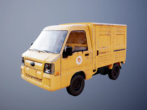 Kei Truck Panel Van 3D Model