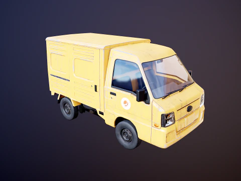 Kei Truck Panel Van 3D Model