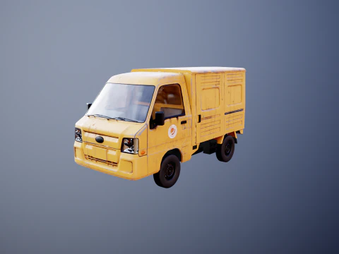 Kei Truck Panel Van 3D Model
