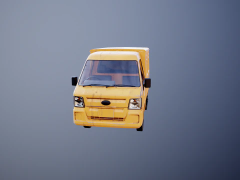 Kei Truck Panel Van 3D Model