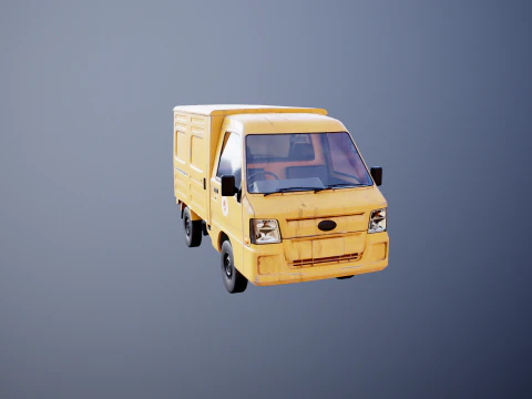 Kei Truck Panel Van 3D Model