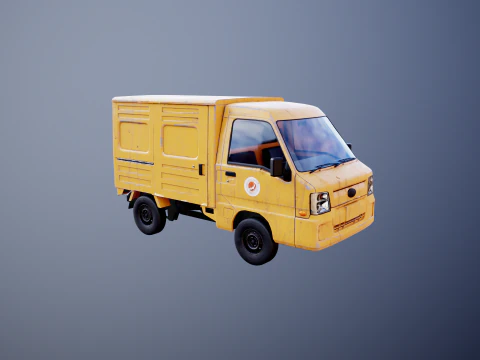 Kei Truck Panel Van 3D Model