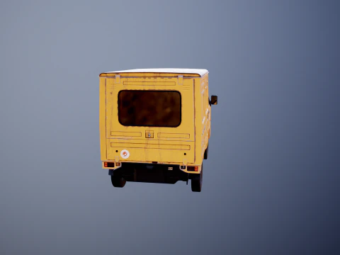Kei Truck Panel Van 3D Model