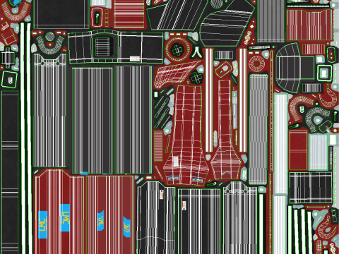 Old Small Truck-Mounted Crane 3D Model