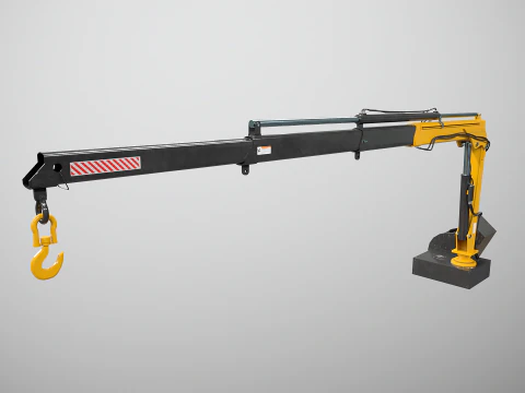 Derek Kecil yang Dipasang di Truk Model 3D