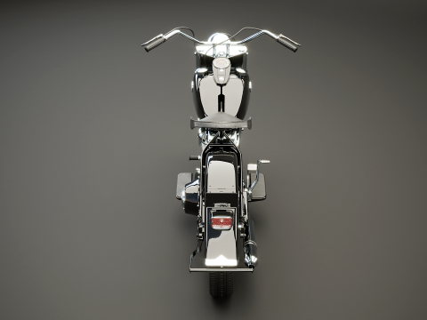 Harley Davidson FL EL 1957 3D Model