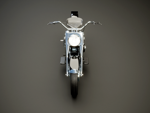Harley Davidson FL EL 1957 3D Model