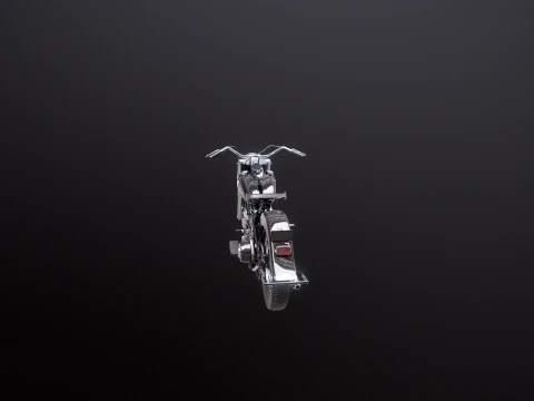 Harley Davidson FL EL 1957 3D Model