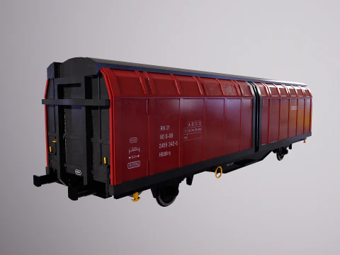 Hbblins Cargo Railcar 3D Model
