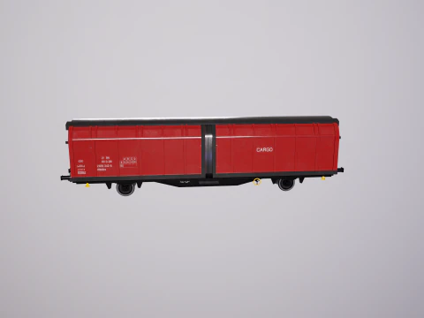 Hbblins Cargo Railcar 3D Model