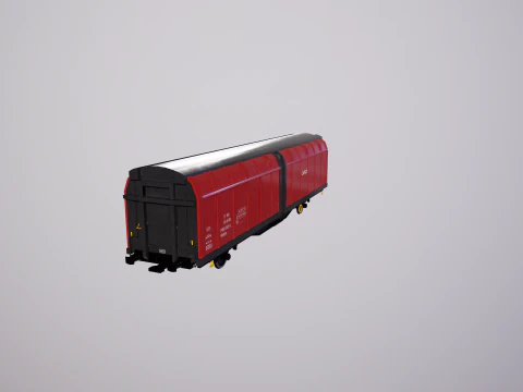Hbblins Cargo Railcar 3D Model