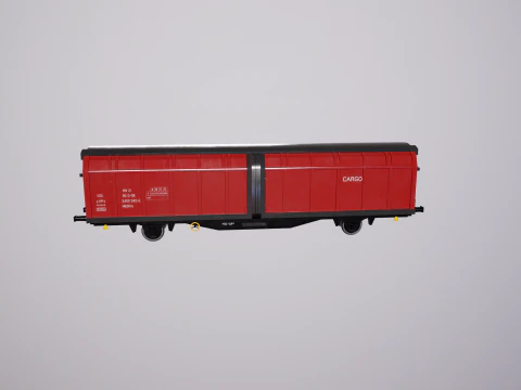 Hbblins Cargo Railcar 3D Model